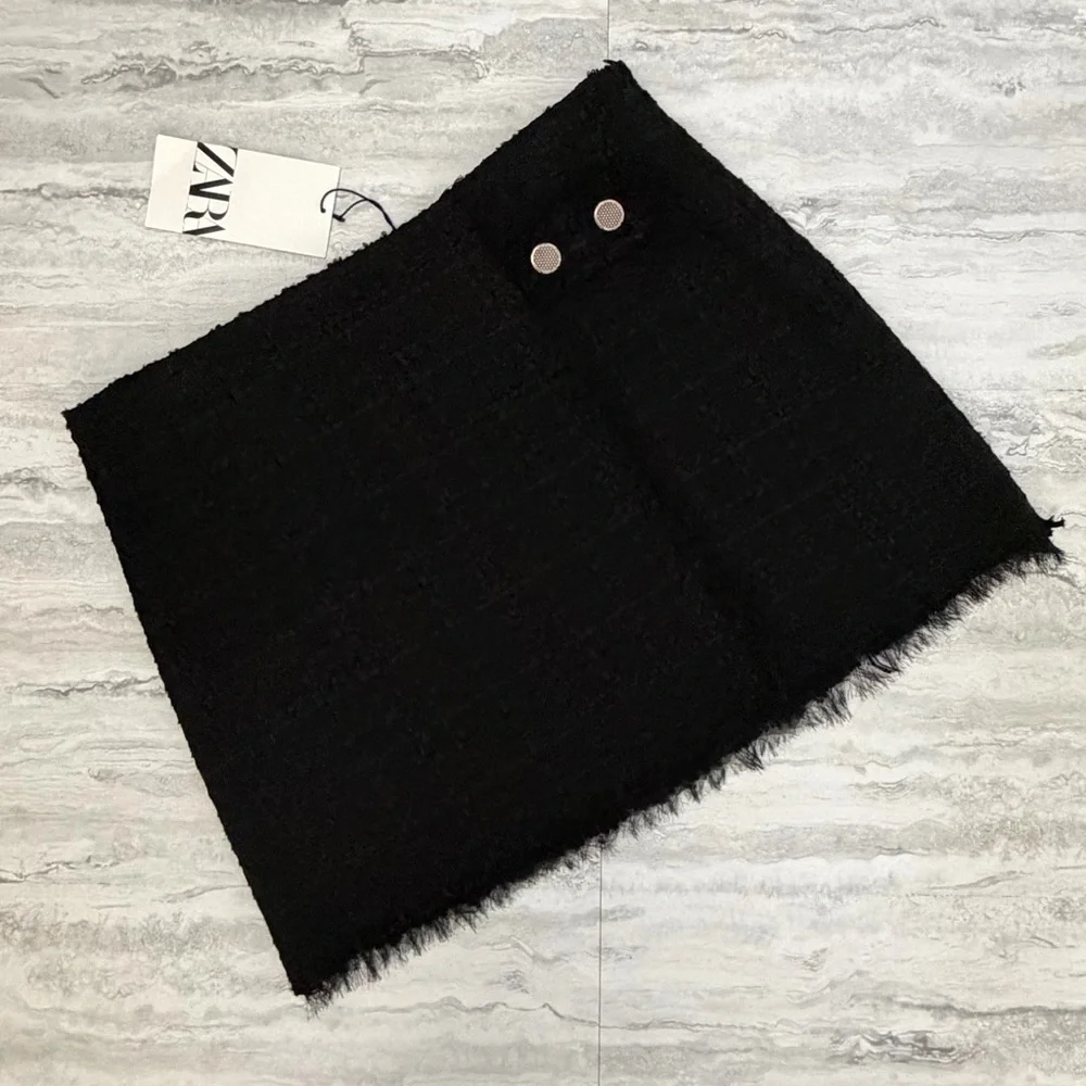 ZARA Tweed Mini Skirt